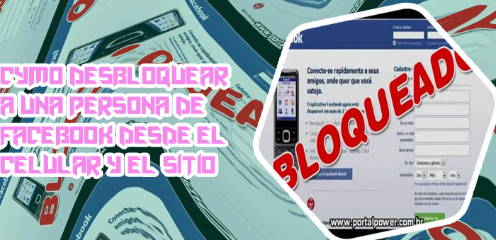 Desbloquear en facebook
